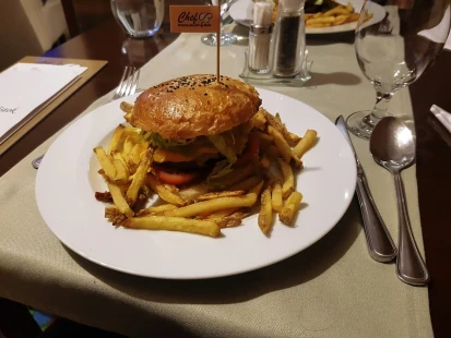 Fotka jedla Hamburger