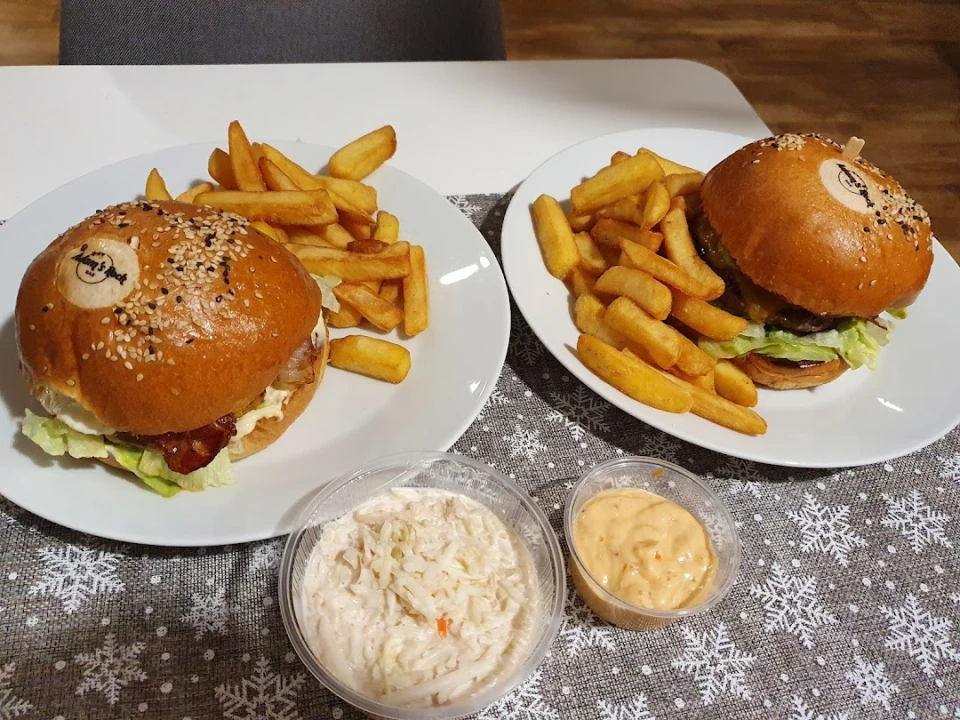 Fotka Hamburger a hranolčeky