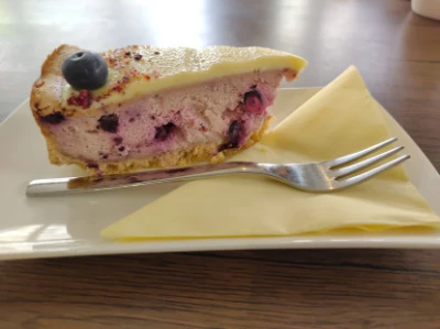 Fotografia jedla Cheesecake s lesným ovocím