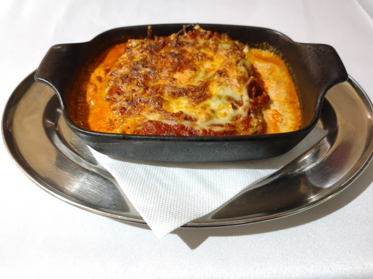 Fotka Lasagne pomodoro e mozzarella