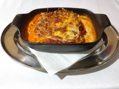 Fotografia jedla Lasagne pomodoro e mozzarella