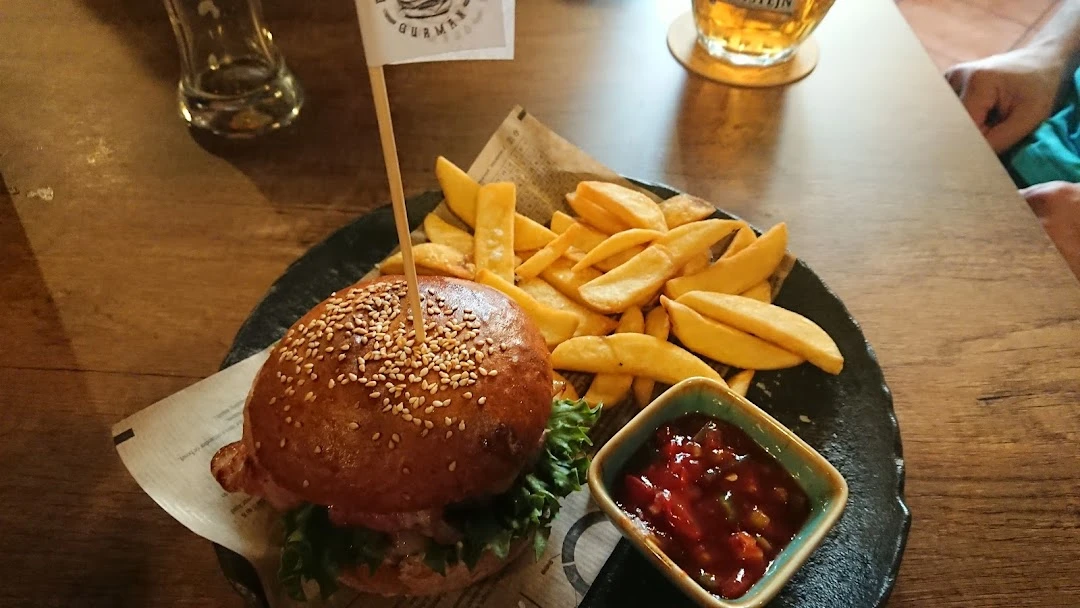 Fotka Hamburger a hranolčeky