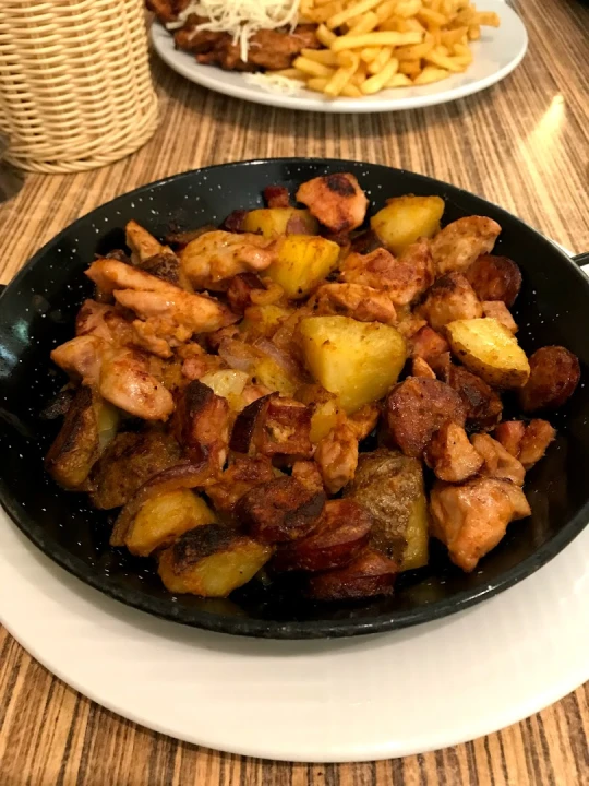 Fotka Hranolčeky a mäso