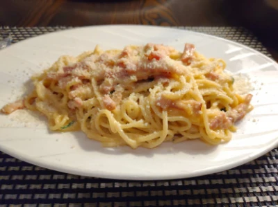 Fotka Spaghetti Carbonara