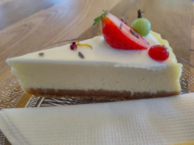 Fotografia jedla New York cheesecake