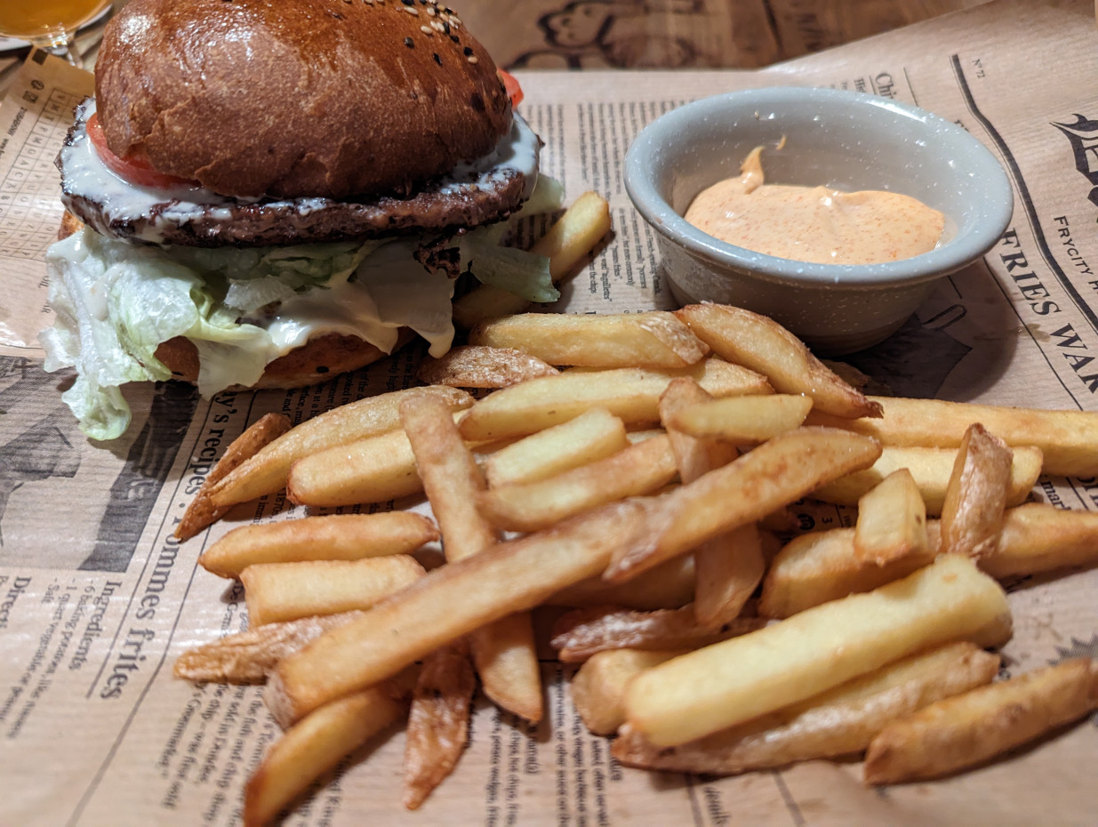 Fotka Burger blue cheese