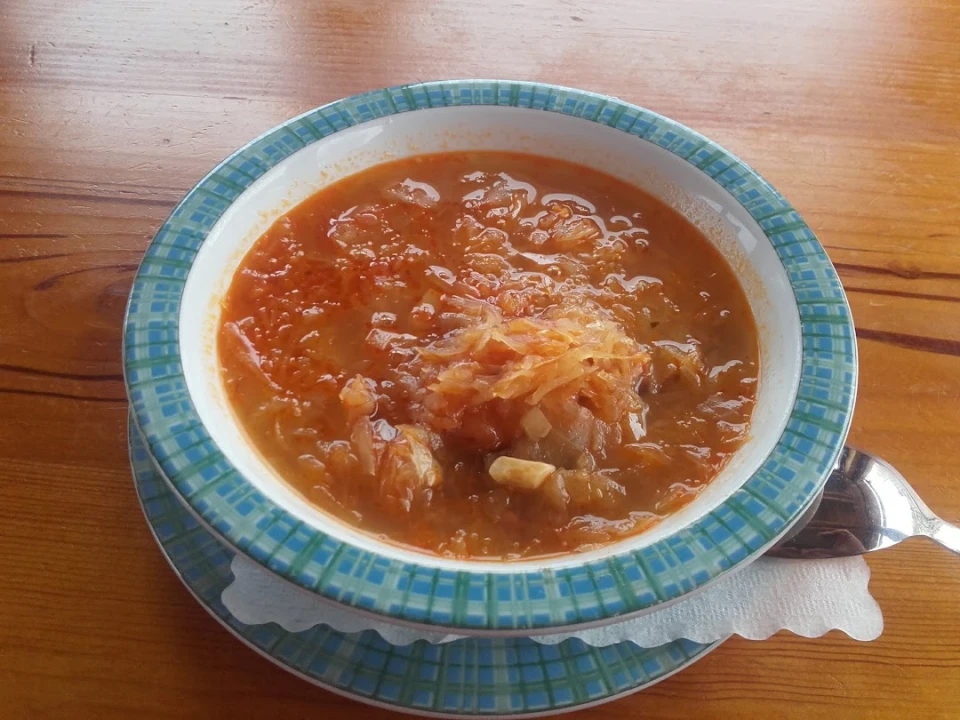 Fotka kapustová polievka