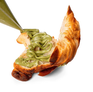 Fotka Croissant plnený s pistáciovým krémom