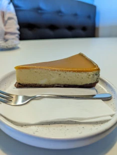 Fotografia jedla Mango cheesecake