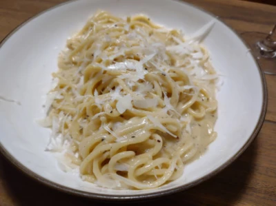 Fotka Spaghetti Cacio e Pepe