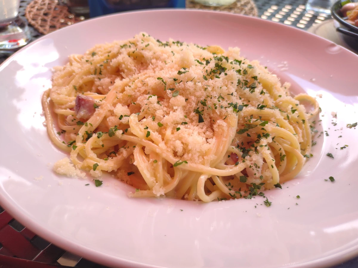 Fotka Špagety carbonara