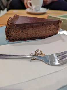 Fotka Čokoládový cheesecake