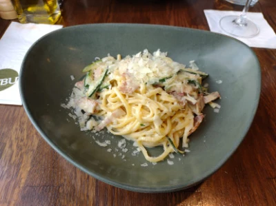 Fotografia jedla Linguine alla carbonara