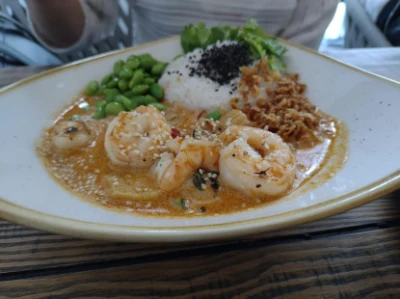Fotka Red Curry s krevetami