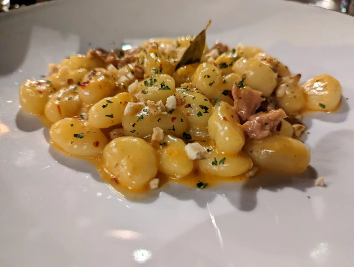 Fotka Gnocchi s mascarpone a klobasa