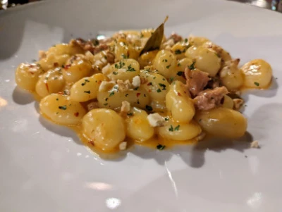 Fotka Gnocchi s mascarpone a klobasa