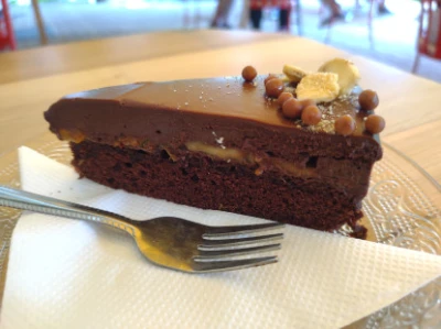 Fotografia jedla Banánovo-čokoládová torta