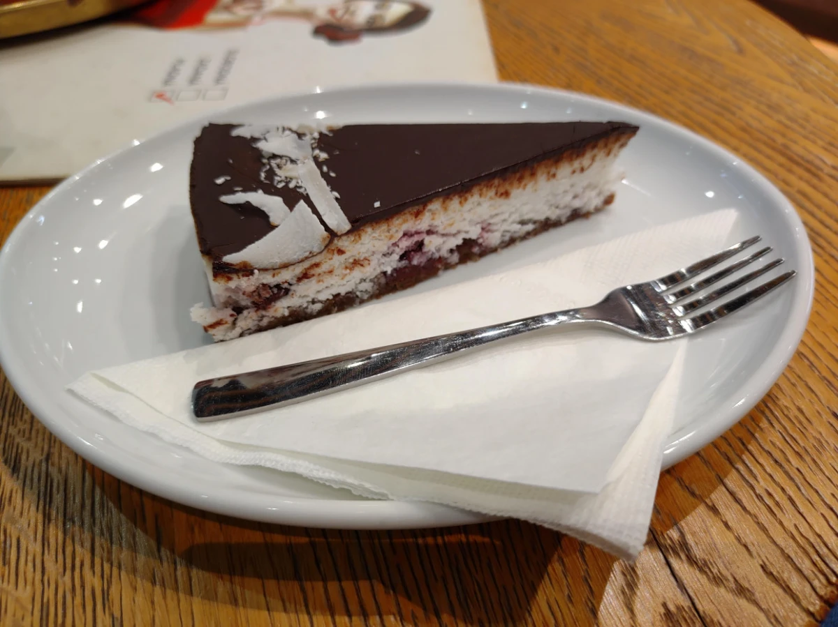 Fotka Kokosový raw cheesecake