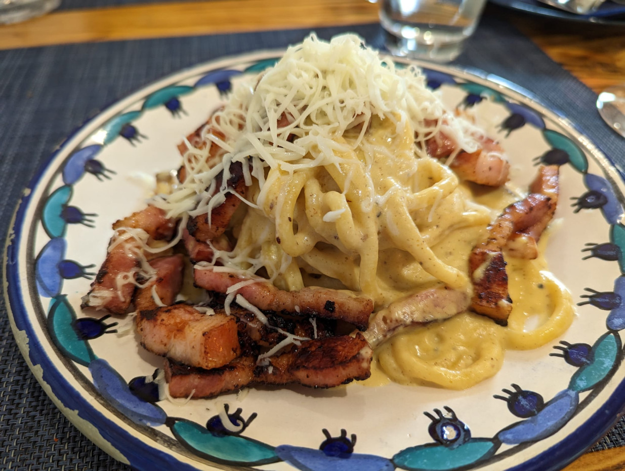 Fotka Udon carbonara