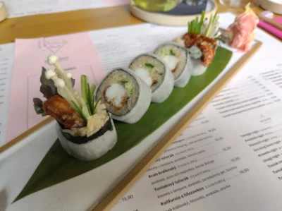 Fotka Krabia sushi rolka