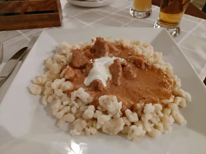 Fotka jedla Špecle