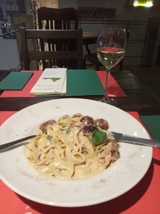 Fotka Tagliatelle s hubama