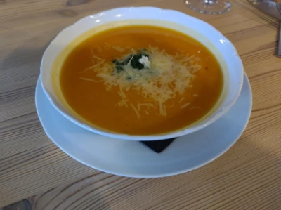 Fotka Batátový krém s parmezánom