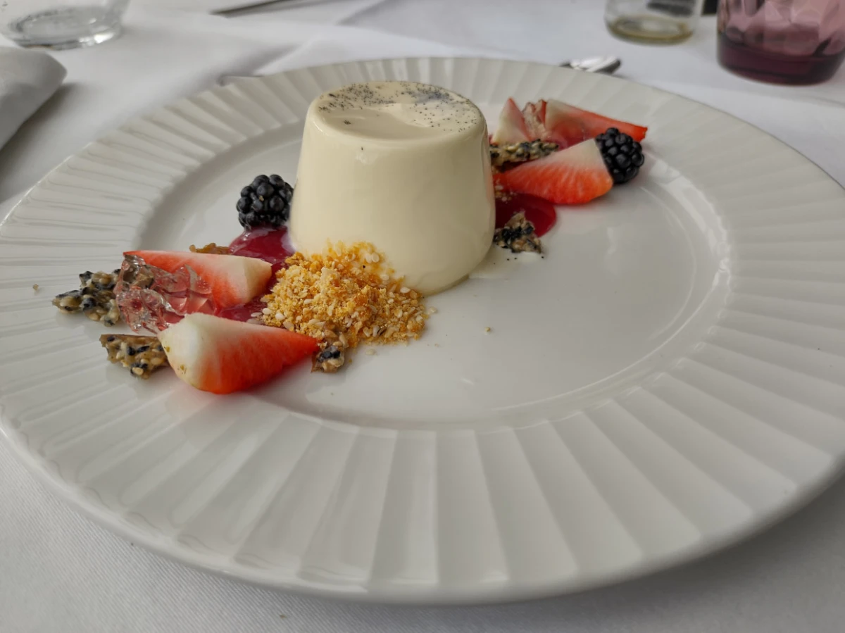 Fotka Panna cotta z kokosového mlieka