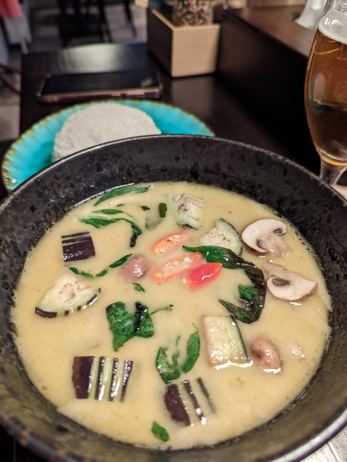 Fotka Tom yum s krevetami