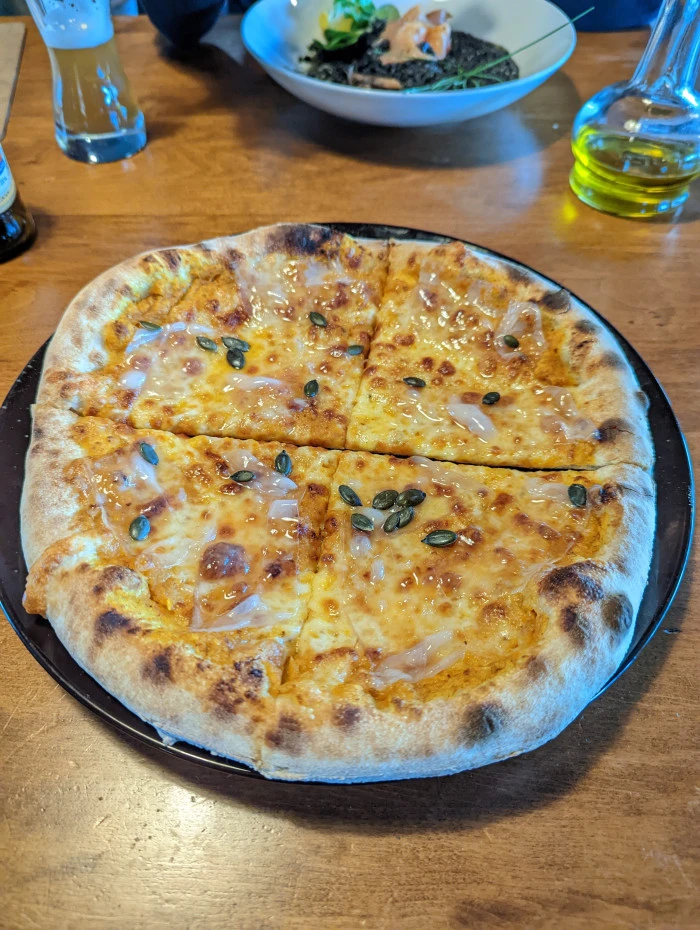 Fotka Pizza s tekvicovým základom