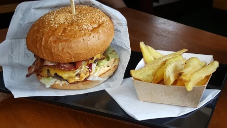 Fotografia jedla Hamburger
