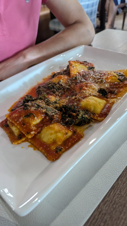 Fotka Ravioli spinachi