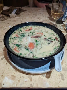 Fotka Tom yum s krevetami