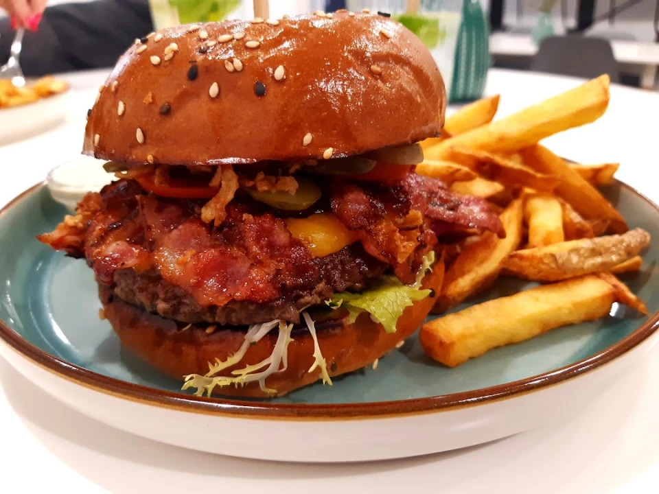 Fotka Hamburger a hanolčeky