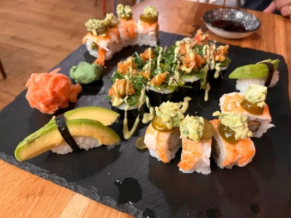 Fotka jedla Sushi