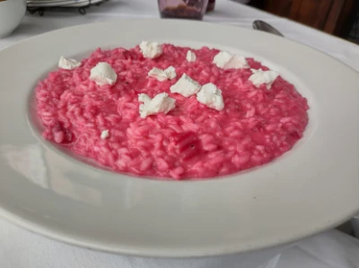 Fotka Cviklové rizoto s mozzarelou