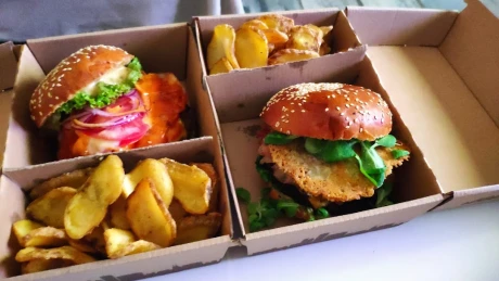 Fotografia jedla Hamburger