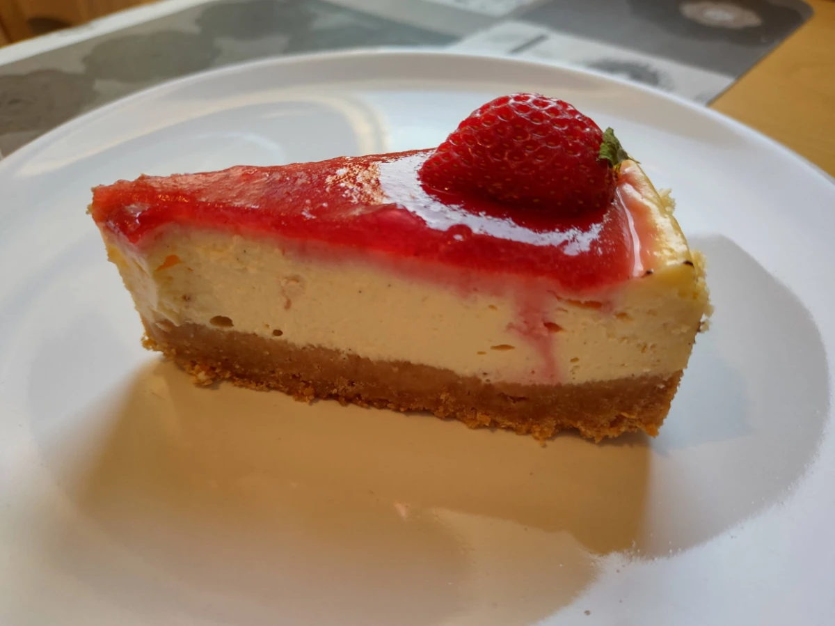 Fotka Jahodovo-smotanový cheesecake