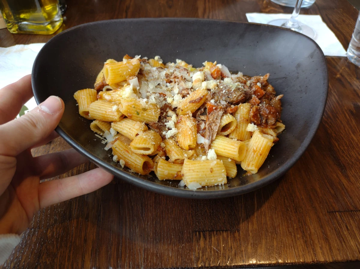Fotka Maccheroni ai ragú di anatra