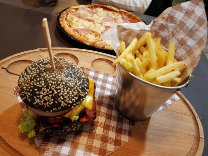 Fotografia jedla Hamburger
