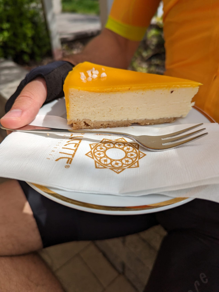 Fotka Mangový cheesecake