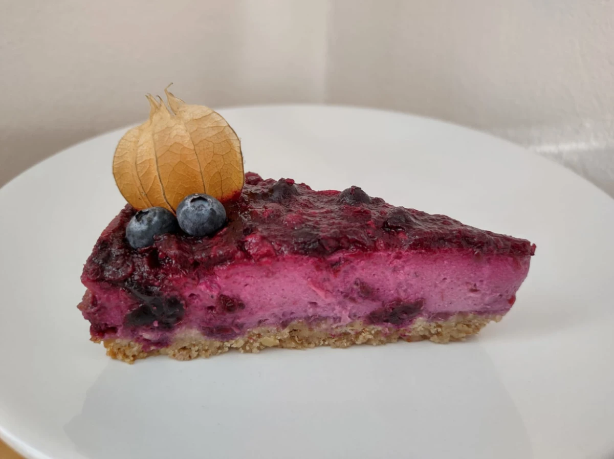 Fotka Čučoriedkový cheesecake
