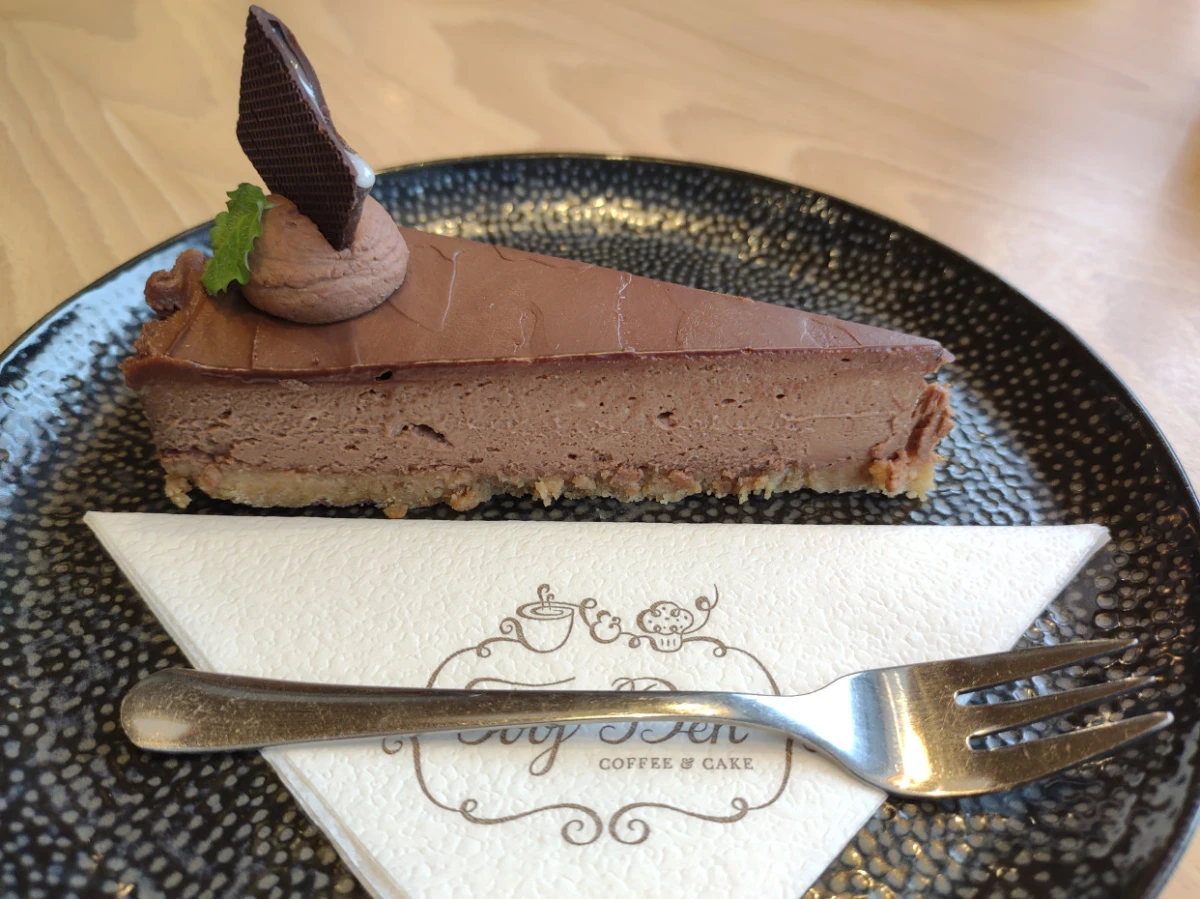 Fotka Čokoládovo-mätový cheesecake