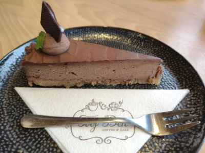 Fotka Čokoládovo-mätový cheesecake