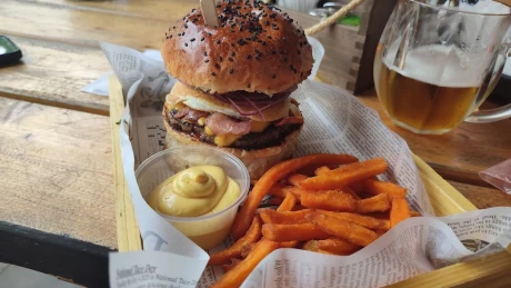 Fotografia jedla Hamburger
