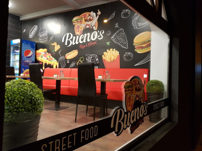 Buenos Pizza&Burger - reštaurácia